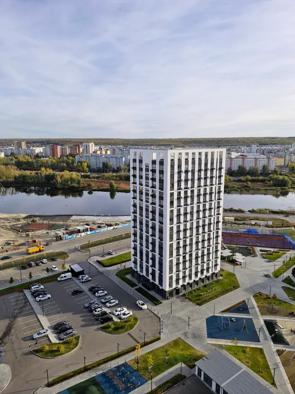 Уютная квартира на 16 этаже с видом на озеро в новом ЖК Upgrade