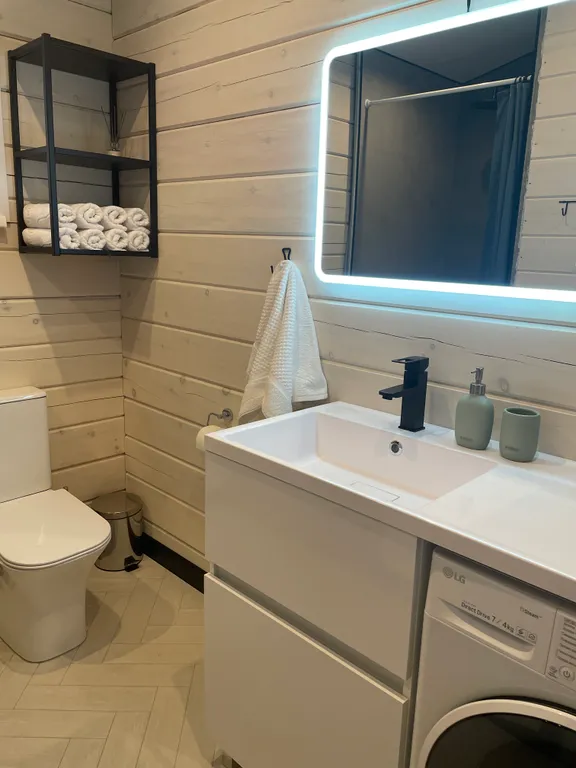 Новый гостевой дом Mountain harbor с видом на горы