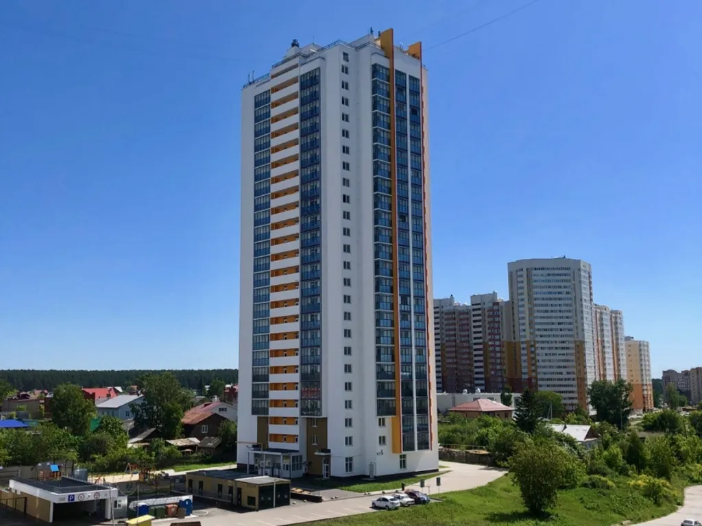 Квартира Квартира Студия БТВ Апартс рядом Аквапарк, термы Баден и гора Уктус — Екатеринбург