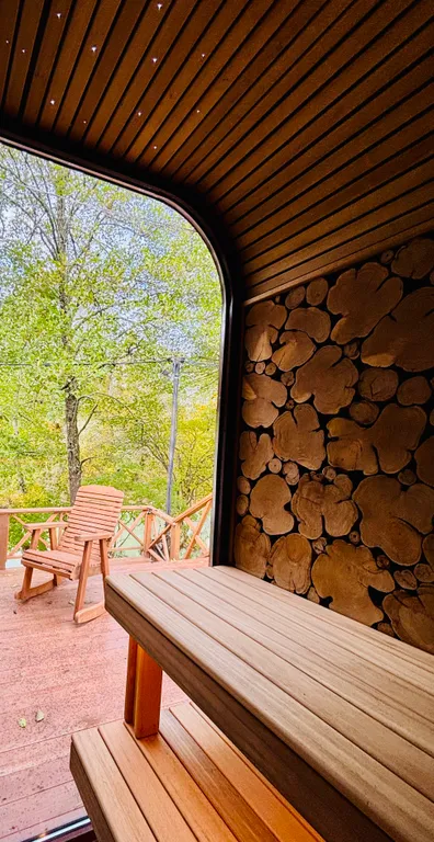 Квартира Квартира Дом у реки с видом на горы с баней и купелью — Горячий Ключ