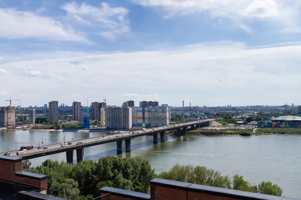 Квартира Квартира Апартамент с террасой на крыше и видом на реку — Новосибирск