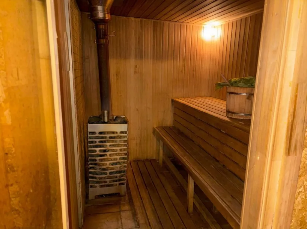 Шале дровяная баня и чан в подарок