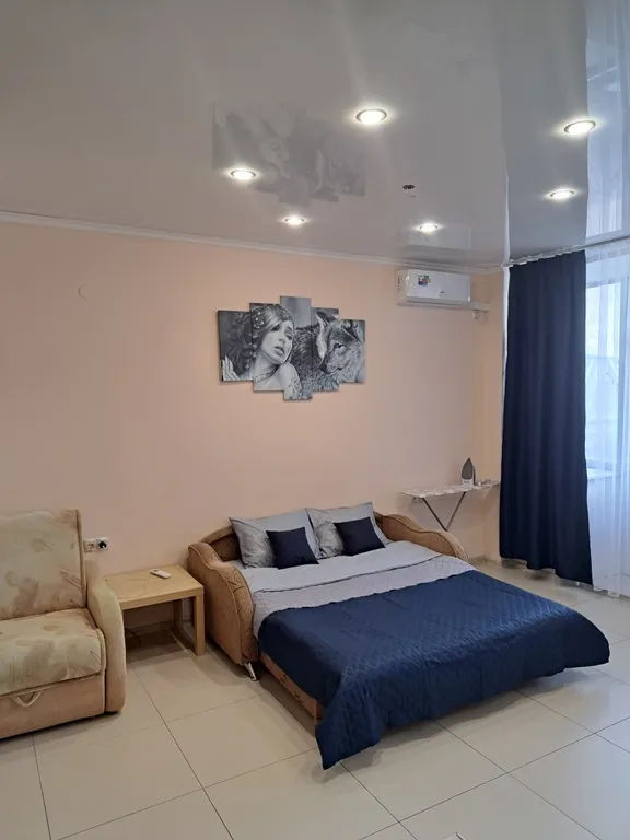 Квартира Уютная, просторная квартира-студия с видом на реку — Самара