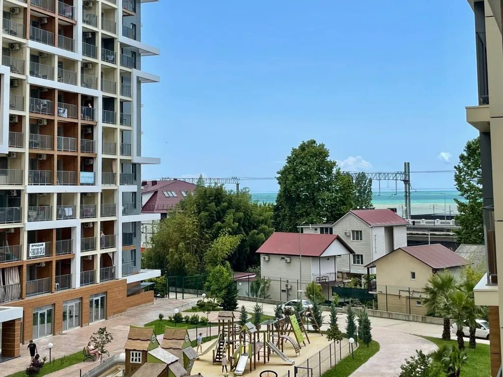 Студия с красивым видом с балкона