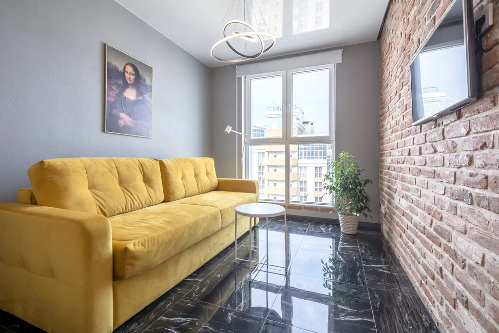 Loft с кроватью-трансформером, кофемашиной и видом на город