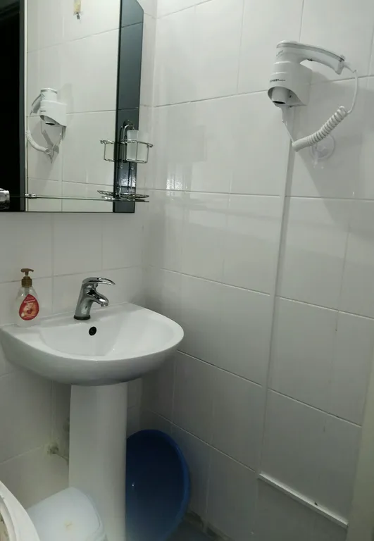 Двухместная комната с двумя кроватями, большой балкон