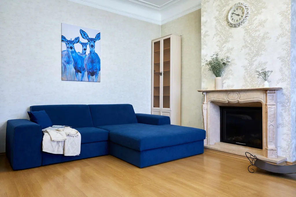 Большая видовая четырёшка с камином