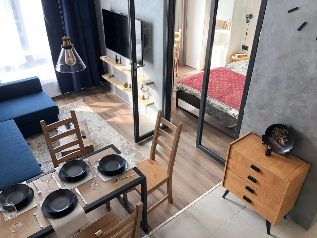 Квартира Ламповая квартира с панорамным видом — Алматы