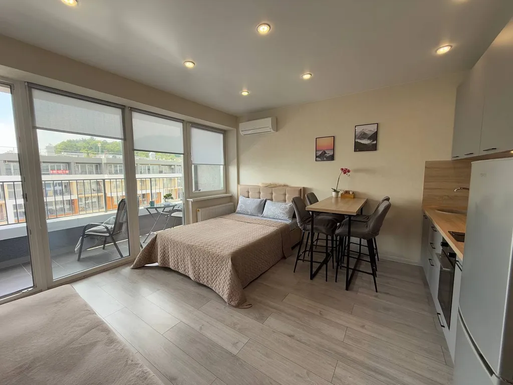 Квартира Стильная студия, панорамный вид на море и горы — аренда посуточно в Дагомыс