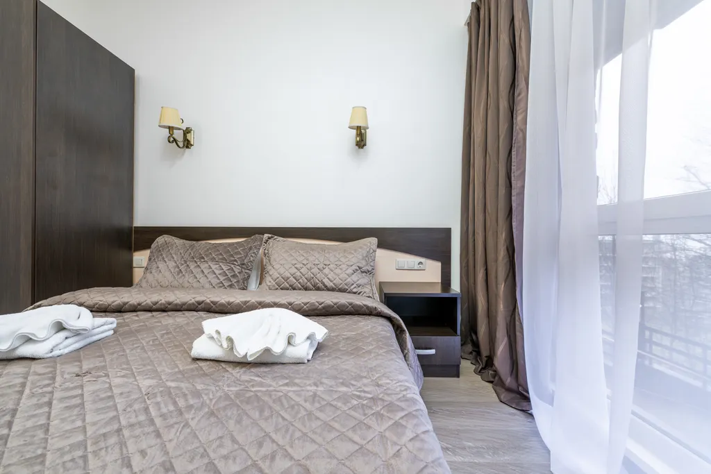 Классические апартаменты с двумя спальнями и ванной, 1 этаж