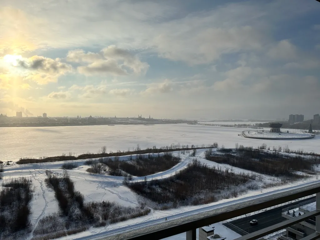 2-комнатная квартира с видом на Казанка