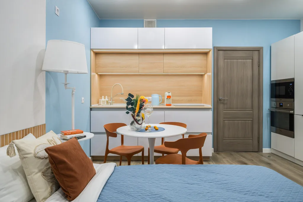 Квартира Квартира Teplo apartments студия на Среднерогатской — Санкт-Петербург