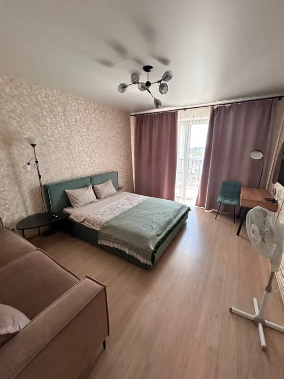 Уютная однокомнатная квартира в новом доме недалеко от центра