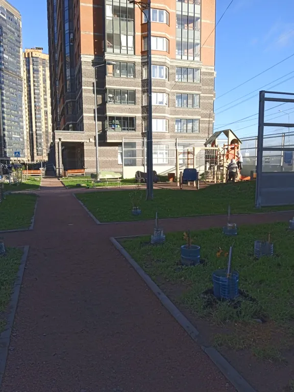 Видовая большая студия в пешей доступности от метро