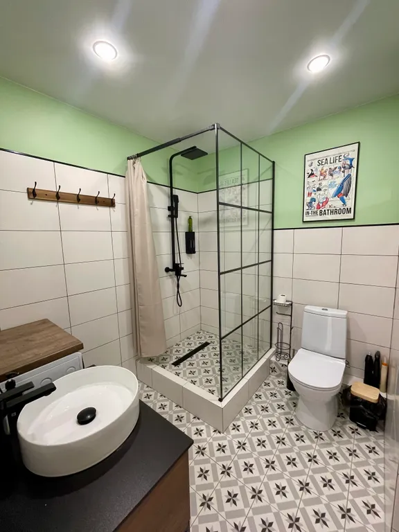 Квартира Квартира Дизайнерский апартамент с бассейном у моря — 300 метров — Анапа