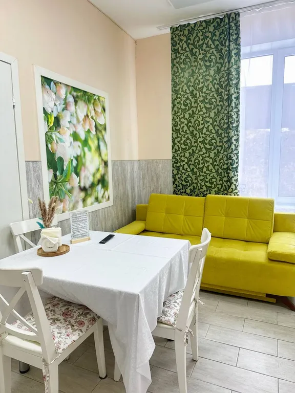 Семейный апартамент с 2 спальнями и кухней-гостиной