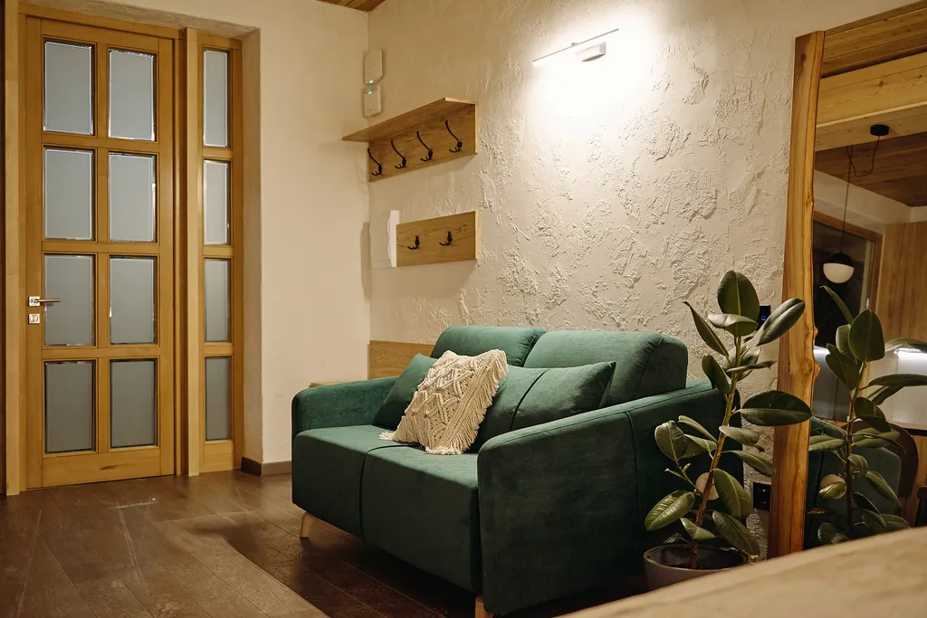 Студия Воздух с классной кухней в гостевом доме Пентакли в Красной Поляне