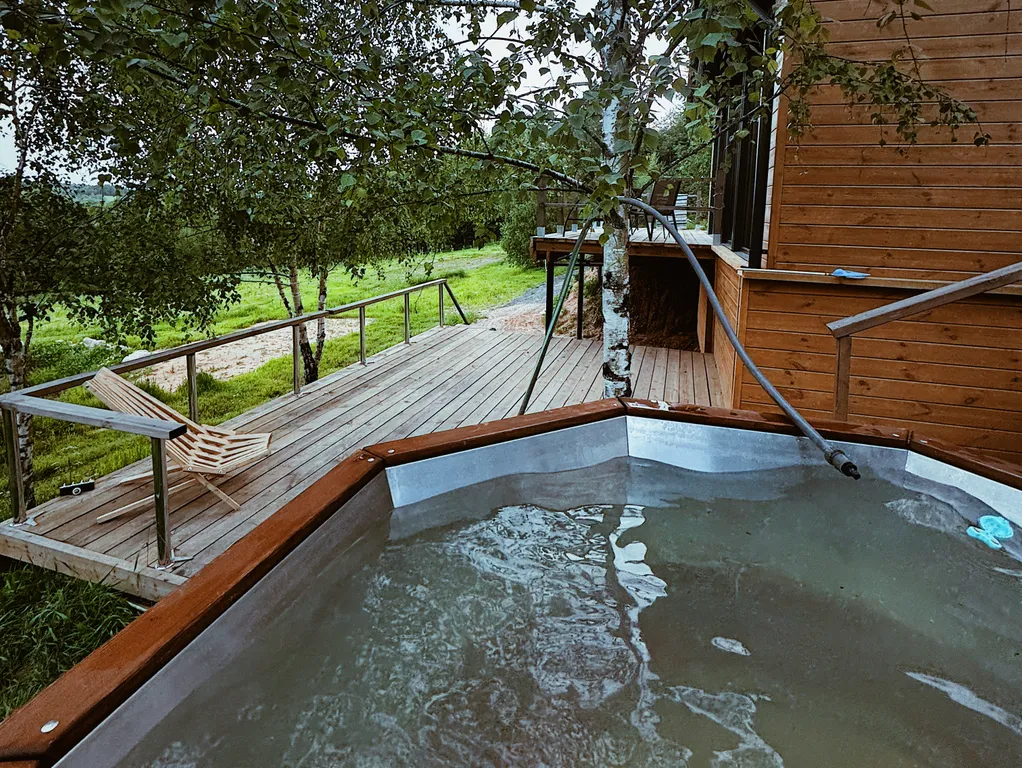 Усадьба без соседей, полное уединение. Баня, чан. Вид. Минск в 35мин.