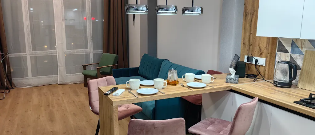 Двухэтажная квартира с видом на горы и курорт