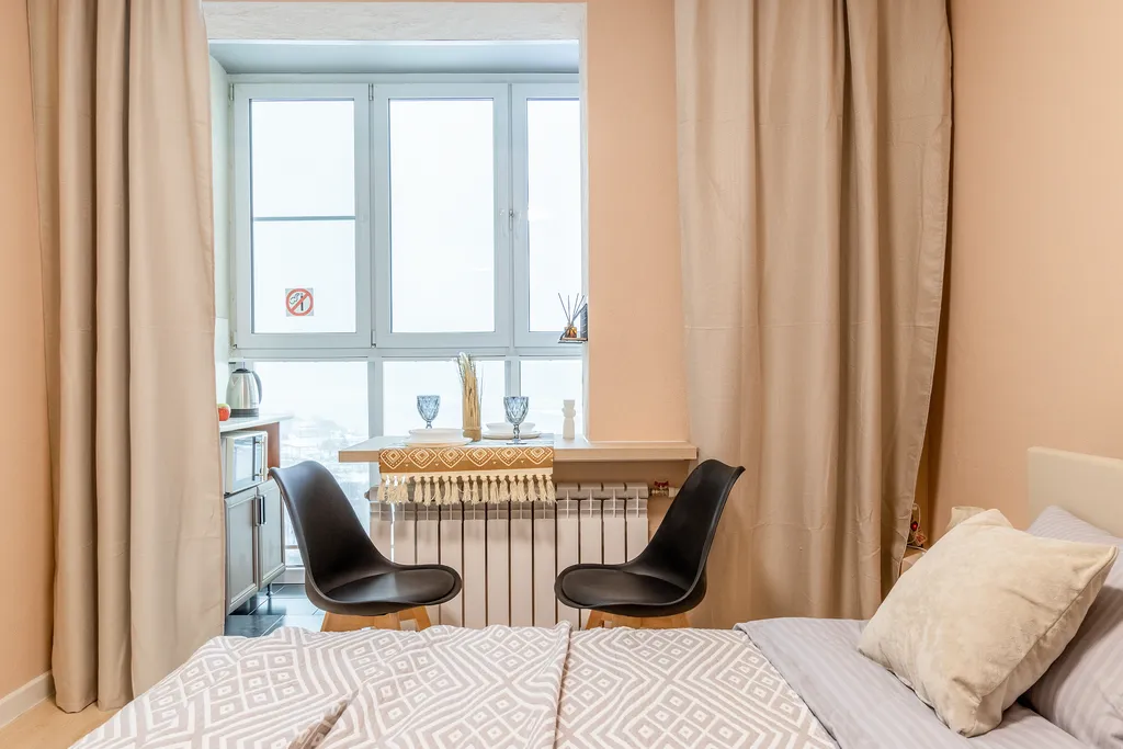 Студия с потрясающим видом на реку