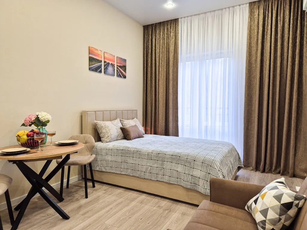 Апартаменты с видом на море, лес и горы