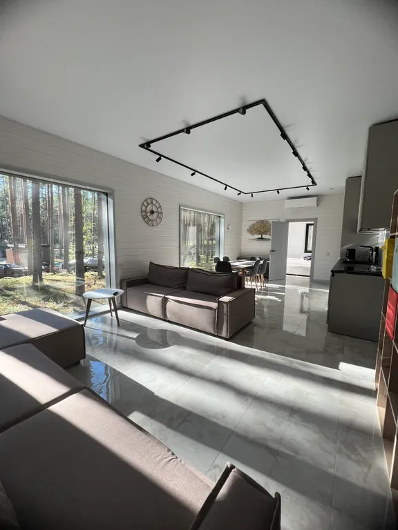 Коттедж Дом LightHous на берегу озера — аренда посуточно в Лососево