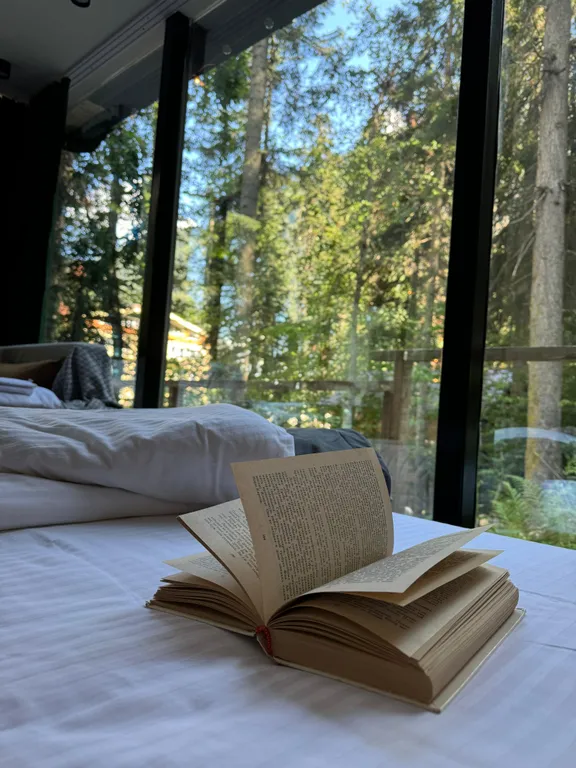 Стеклянный домик в сердце Домбая