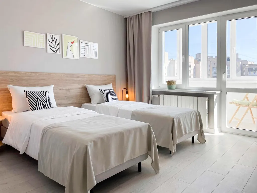 Квартира Квартира с размещением до 4 гостей в тихом районе Великого Новгорода — Великий Новгород