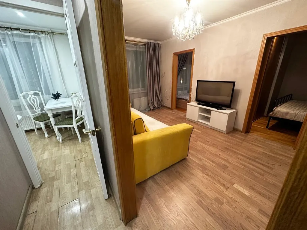 Квартира Квартира для 6 гостей · раздельное размещение · 2–3 комнаты · м. 1905 — Москва