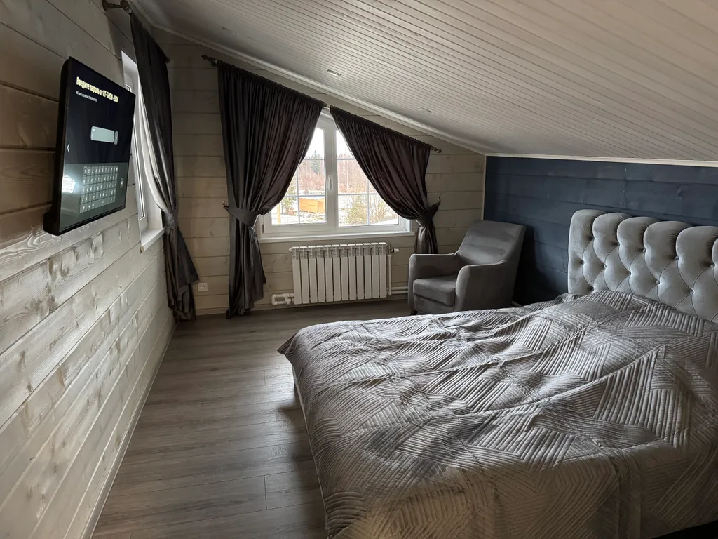 Новый коттедж с сауной и бассейном