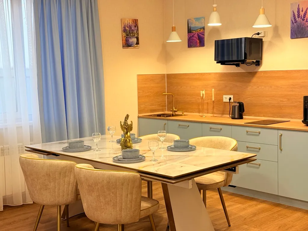 Уютный лавандовый домик