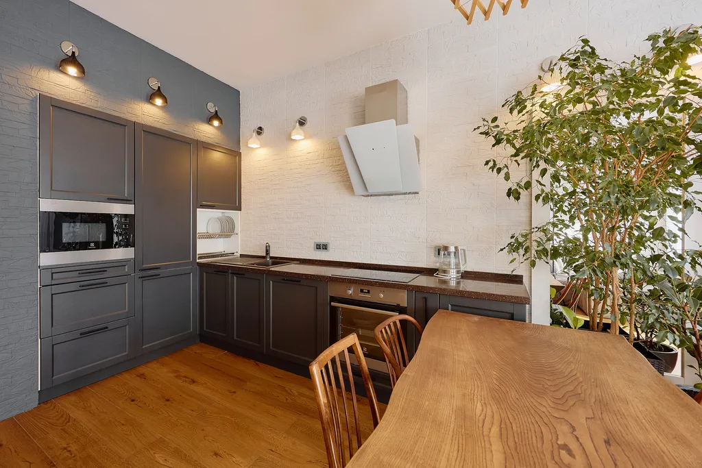 Стильный апартамент с видом на горы