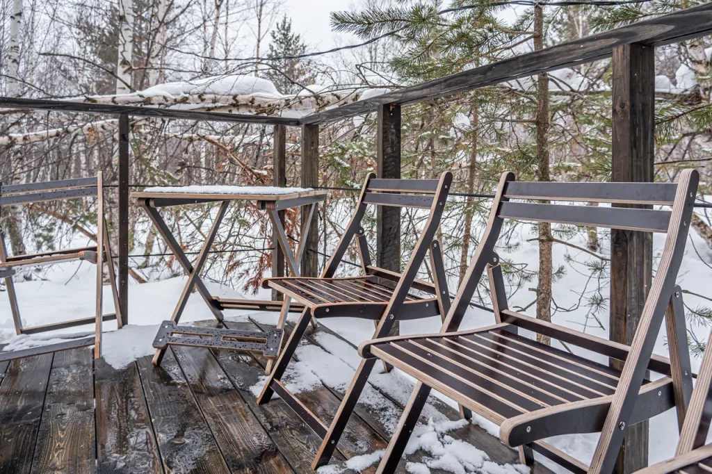 Design-коттедж в горном лесу