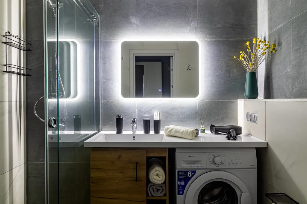 Квартира Квартира Стильная студия у метро Автово со всеми удобствами — Санкт-Петербург