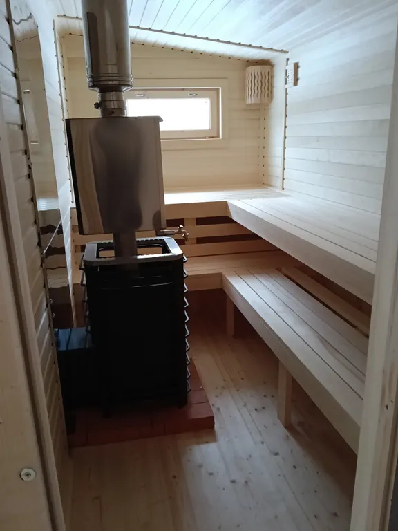 Уютный новый дом с баней на берегу реки в 45 км от Москвы-Домодедово