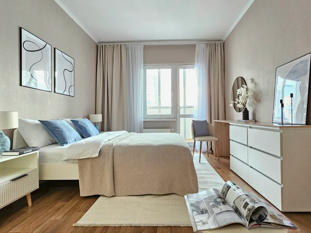 Квартира Стильная квартира Sofia Home у парков и озер, в 10 минутах от метро — Санкт-Петербург