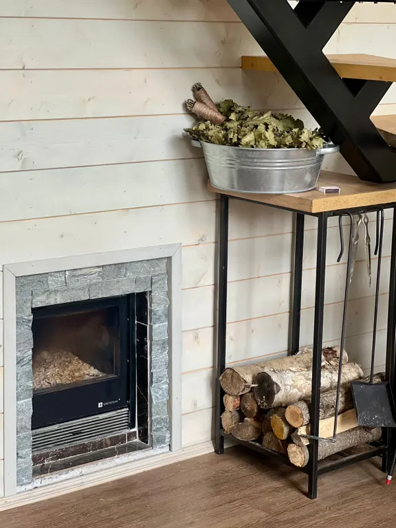 Дом баня с чаном