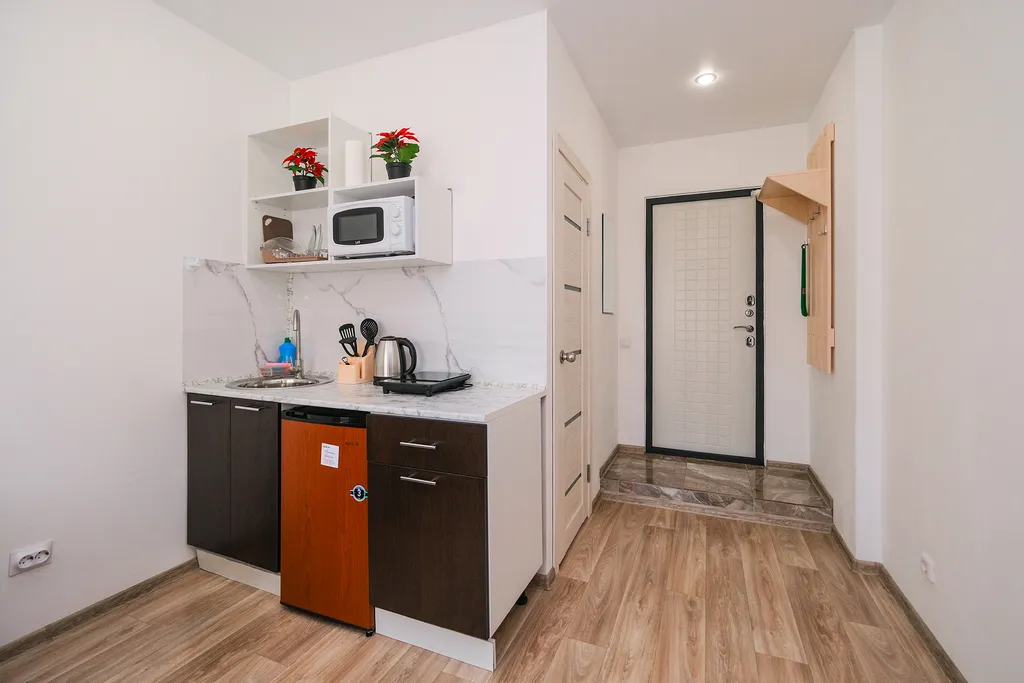 Квартира Уютная студия на 2 человек с бесконтактным заселением — Новосибирск