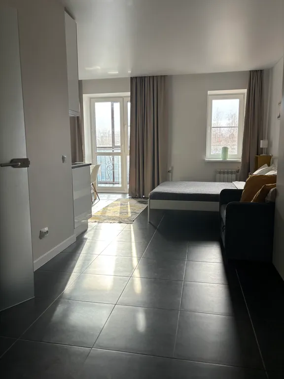 Апартамент-студия с дизайнерским ремонтом