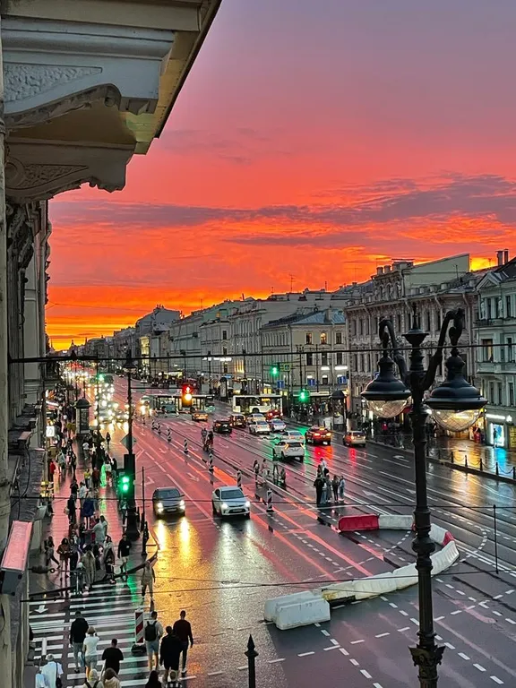 Квартира Видовая квартира с балконом — Санкт-Петербург