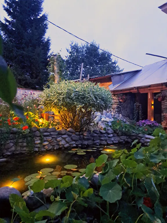 Дом Благодать в черте города с камином и баней на дровах