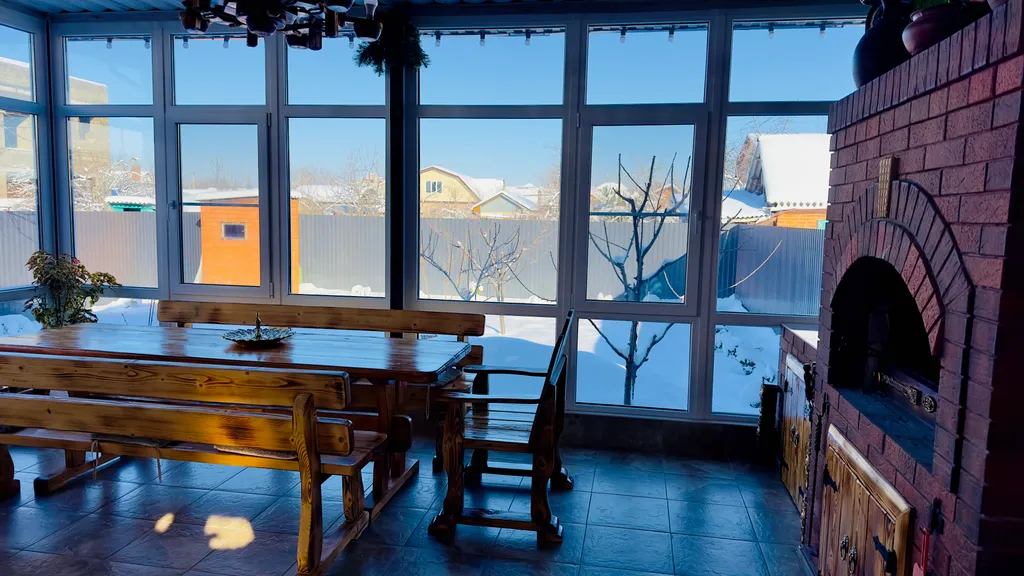 Уютный гостевой дом со своей теплой беседкой