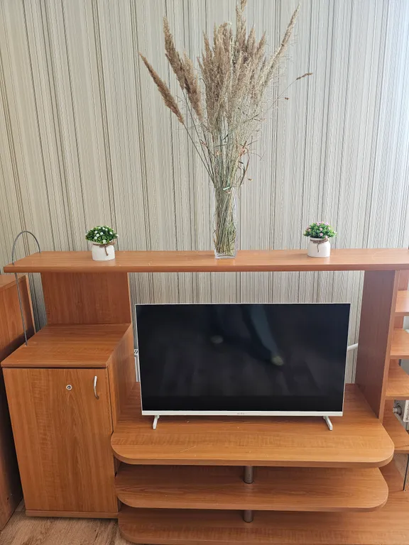 Большая просторная квартира с двумя балконами.