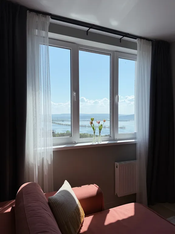 Дизайнерские апартаменты с панорамным видом на Волгу и горы