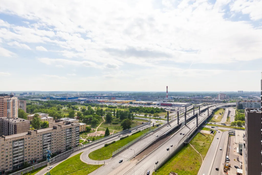 Квартира Квартира Видовая студия вблизи аэропорта и метро Московская — Санкт-Петербург