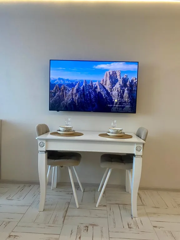 Уютная студия с видом на горы в новом ЖК в центре Белокурихи