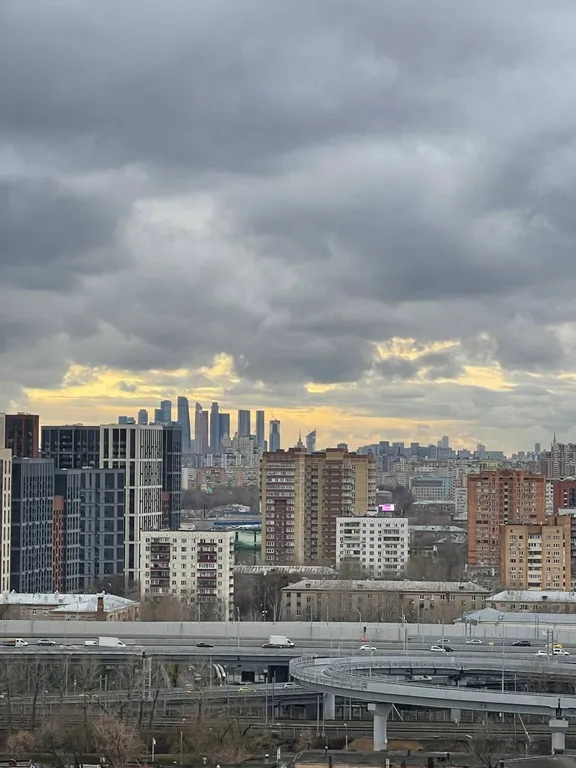 Квартира Квартира Студия рядом с метро с панорамным видом на Москву Сити — Москва