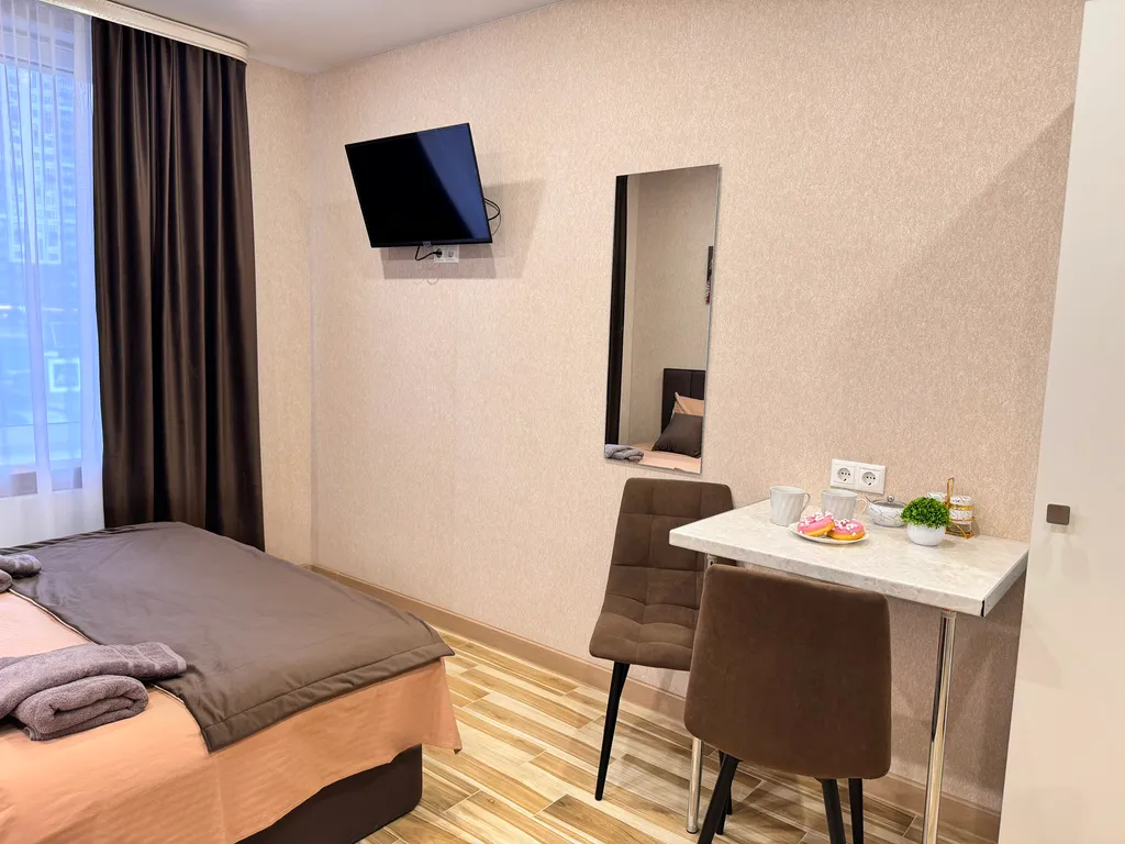 Студия с двуспальной кроватью