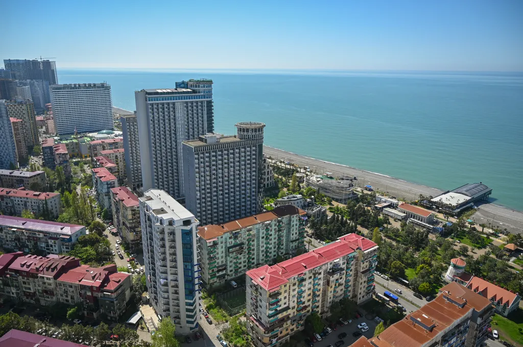 Квартира Квартира Студия на 40 этаже с панорамным видом на море и горы — Батуми