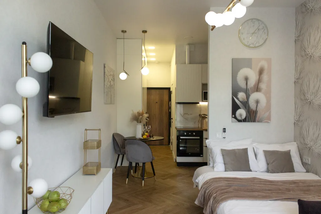 Уютная квартира-студия рядом с морем Аллея Парк